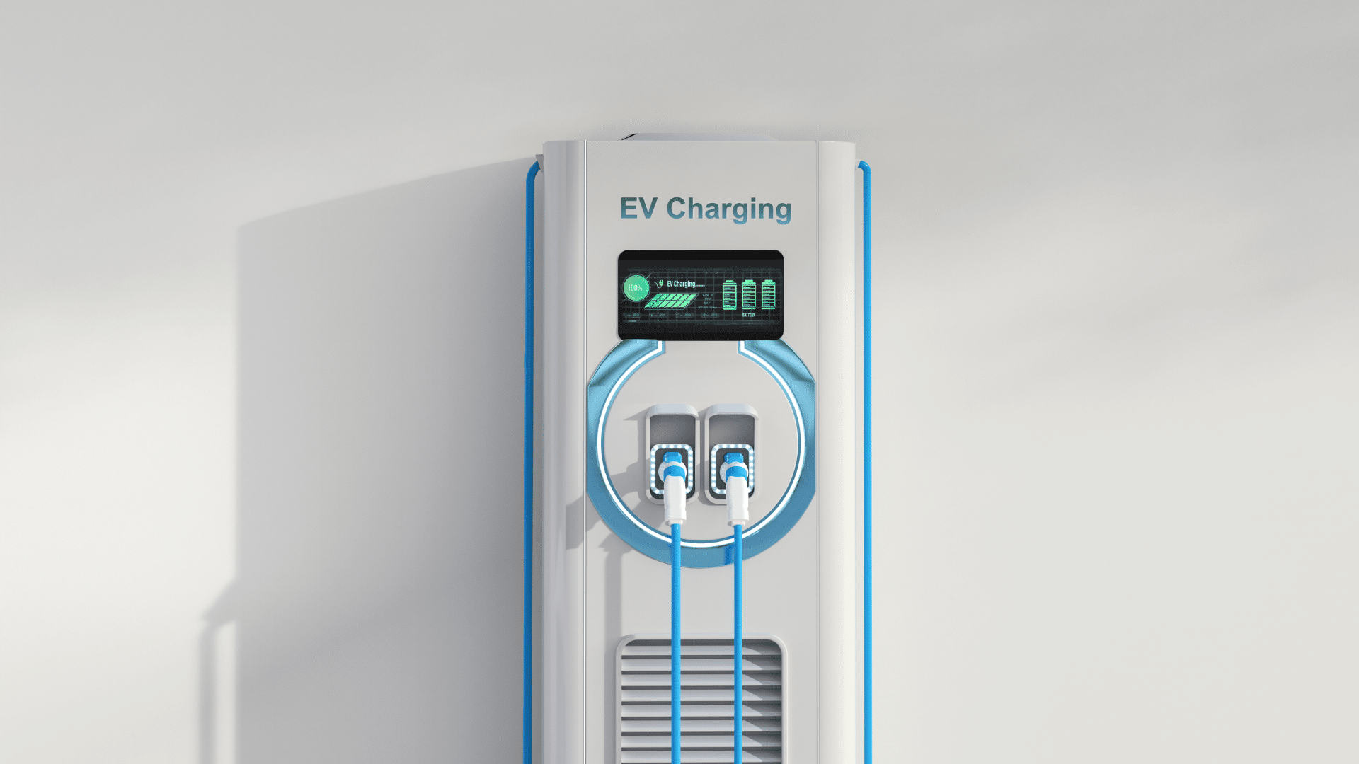 Punto de recarga en garaje comunitario